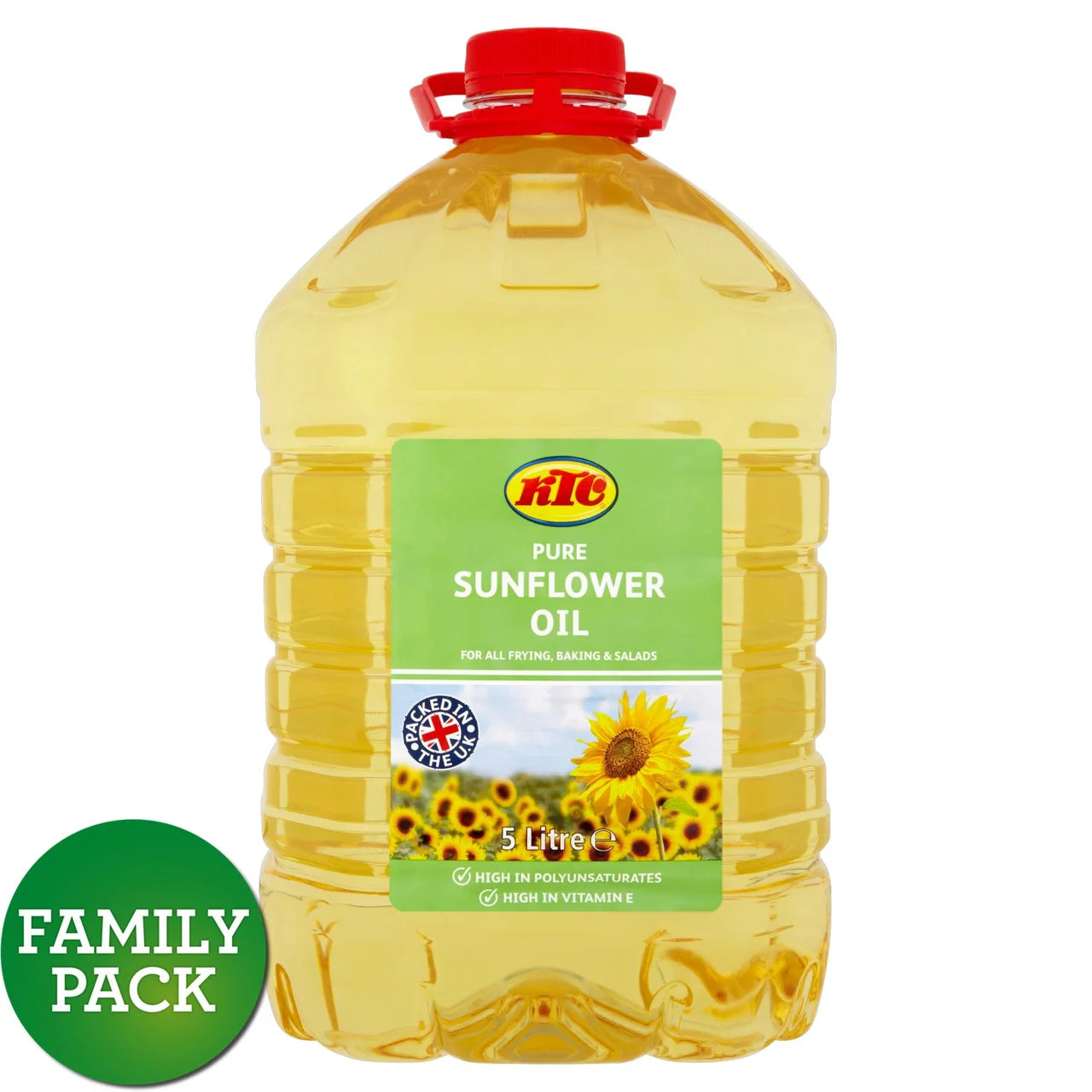 KTC Sunflower Oil 5 Litre (Brand May Vary)
