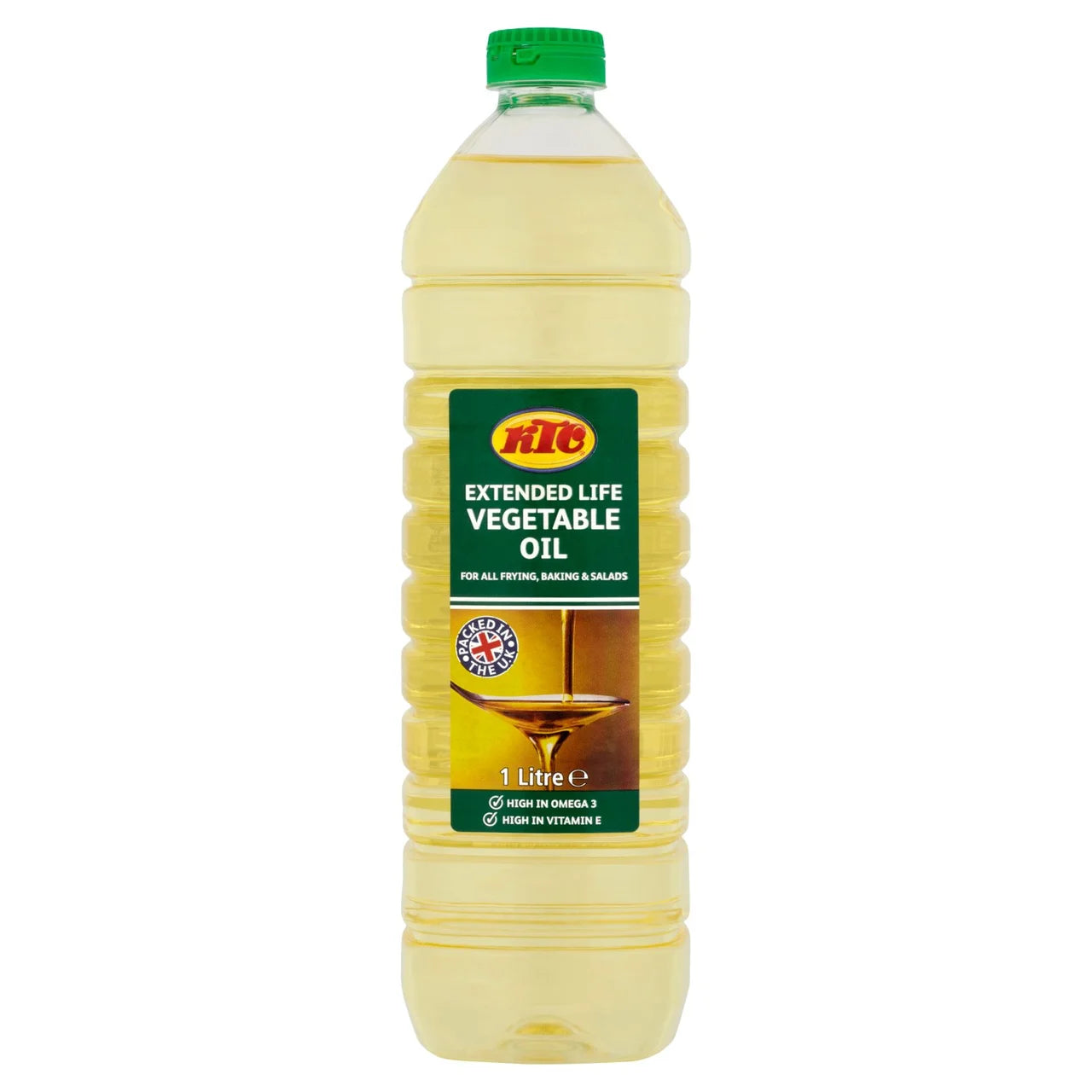 KTC Extended Life Vegetable Oil 1 Litre (Brand May Vary)