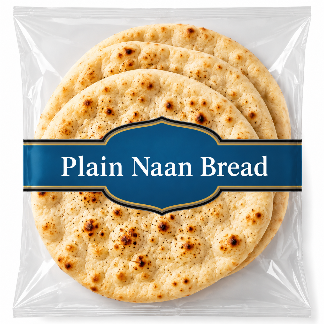 Plain Naan Bread x3
