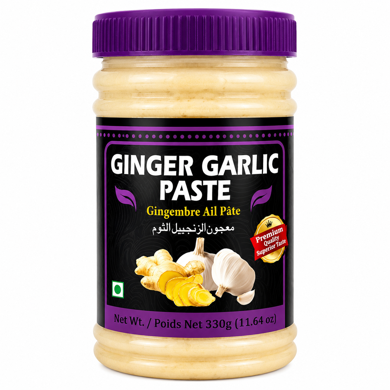 Garlic Ginger paste 330g (Brand May Vary)