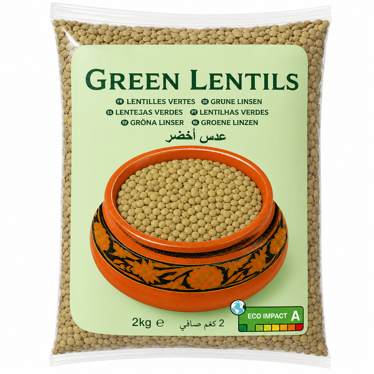 Green Lentils (Brand May Vary)