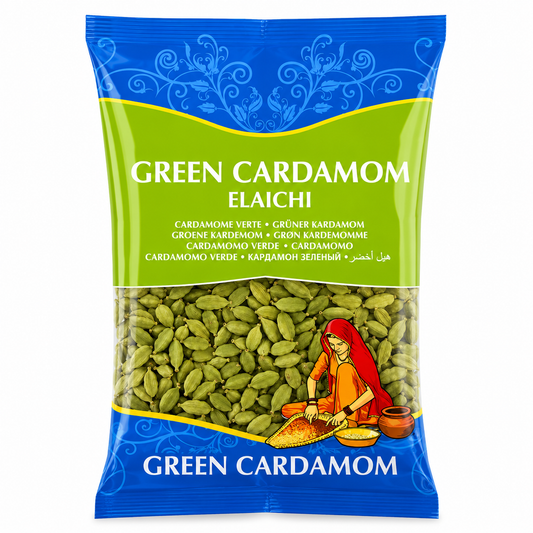 Whole Green Cardamoms 50g (Brand May Vary)