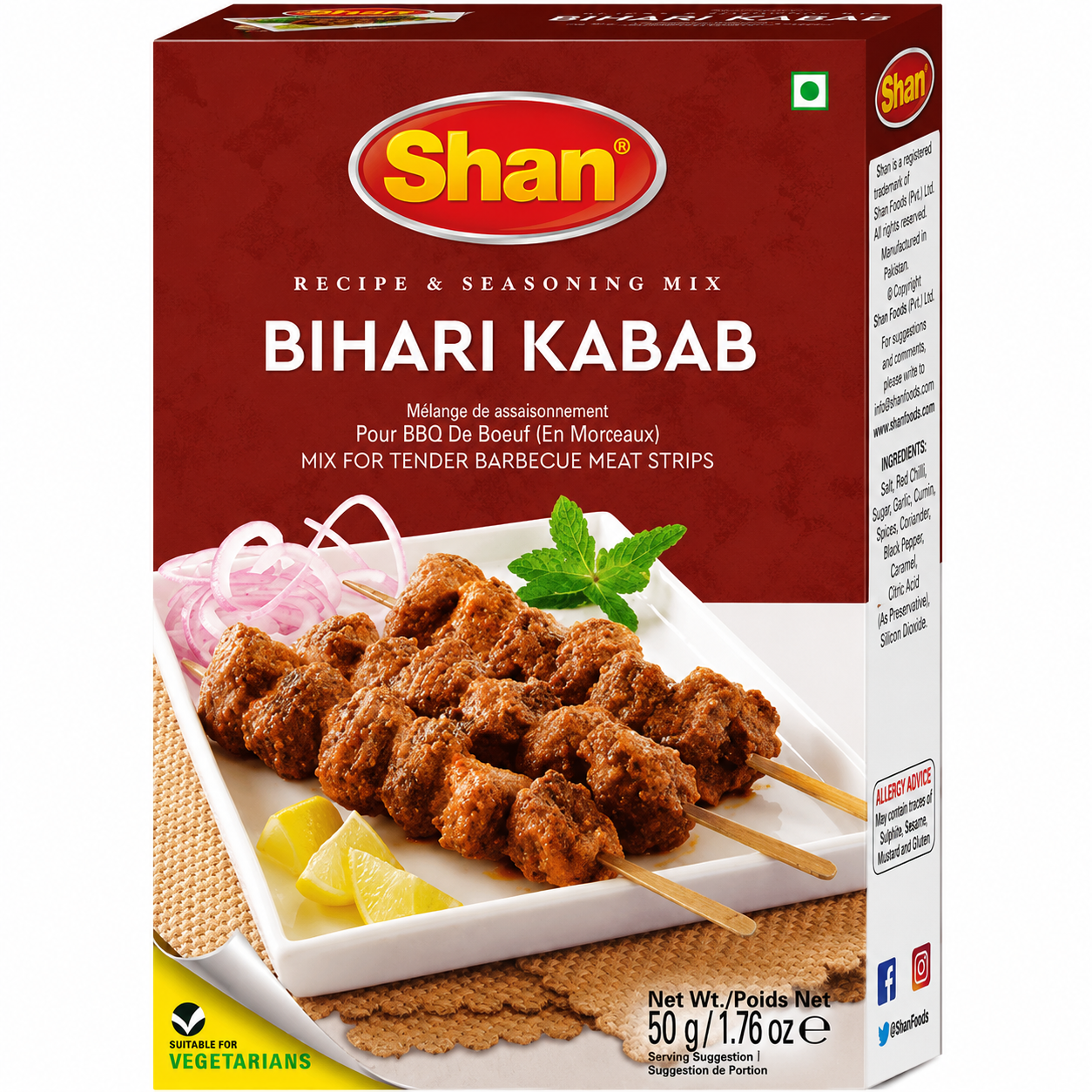 Shan Bihari Kabab Mix 50g
