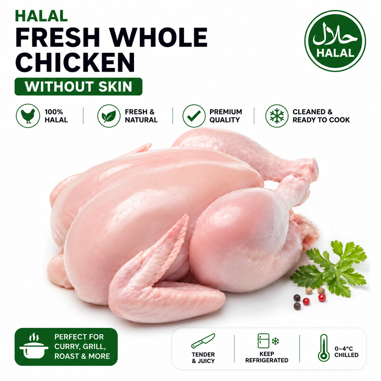 Halal Fresh Baby Chicken