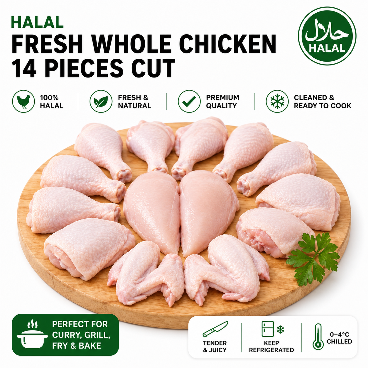 Halal Fresh Baby Chicken