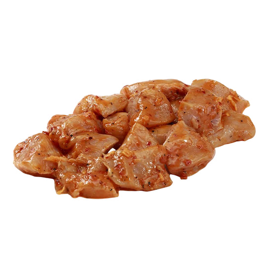 Halal Fresh Marinated Chicken Breast Cubes