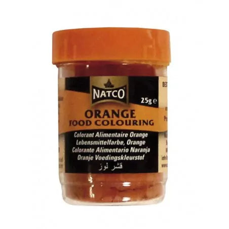 Orange Food Colouring - Powder 25g (Brand May Vary)