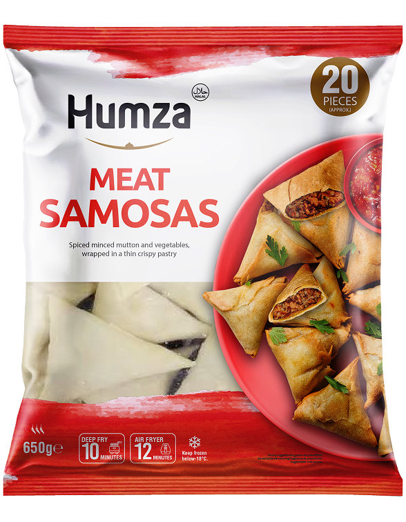 Frozen Halal Meat Samosas Pieces x20 (Brand May Vary)