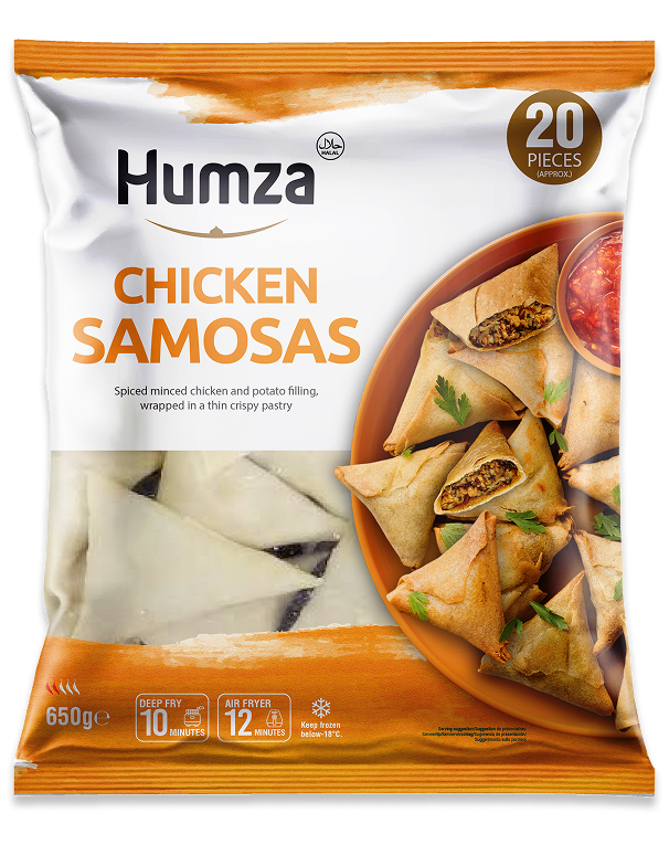 Frozen Halal Chicken Samosas Pieces x20 (Brand May Vary)