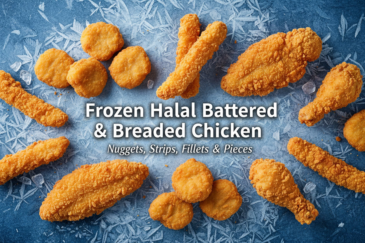 Frozen Halal Battered & Breaded Chicken