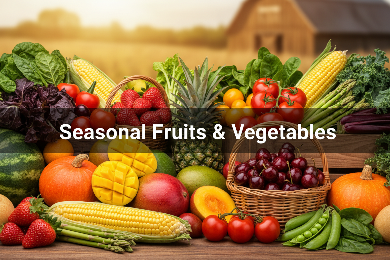 Seasonal Fruits & Vegetables