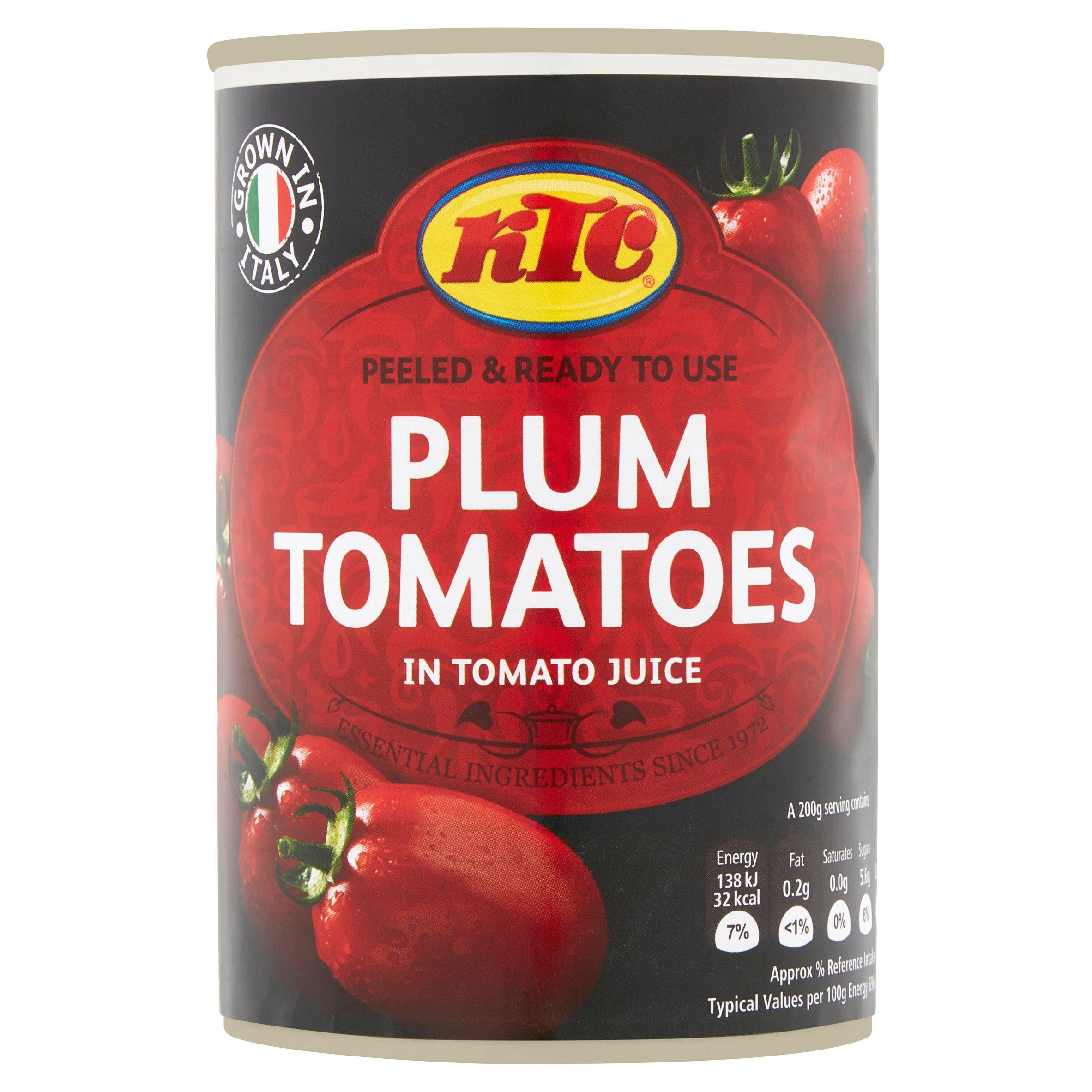 KTC Peeled Plum Tomatoes 400g (Brand May Vary)