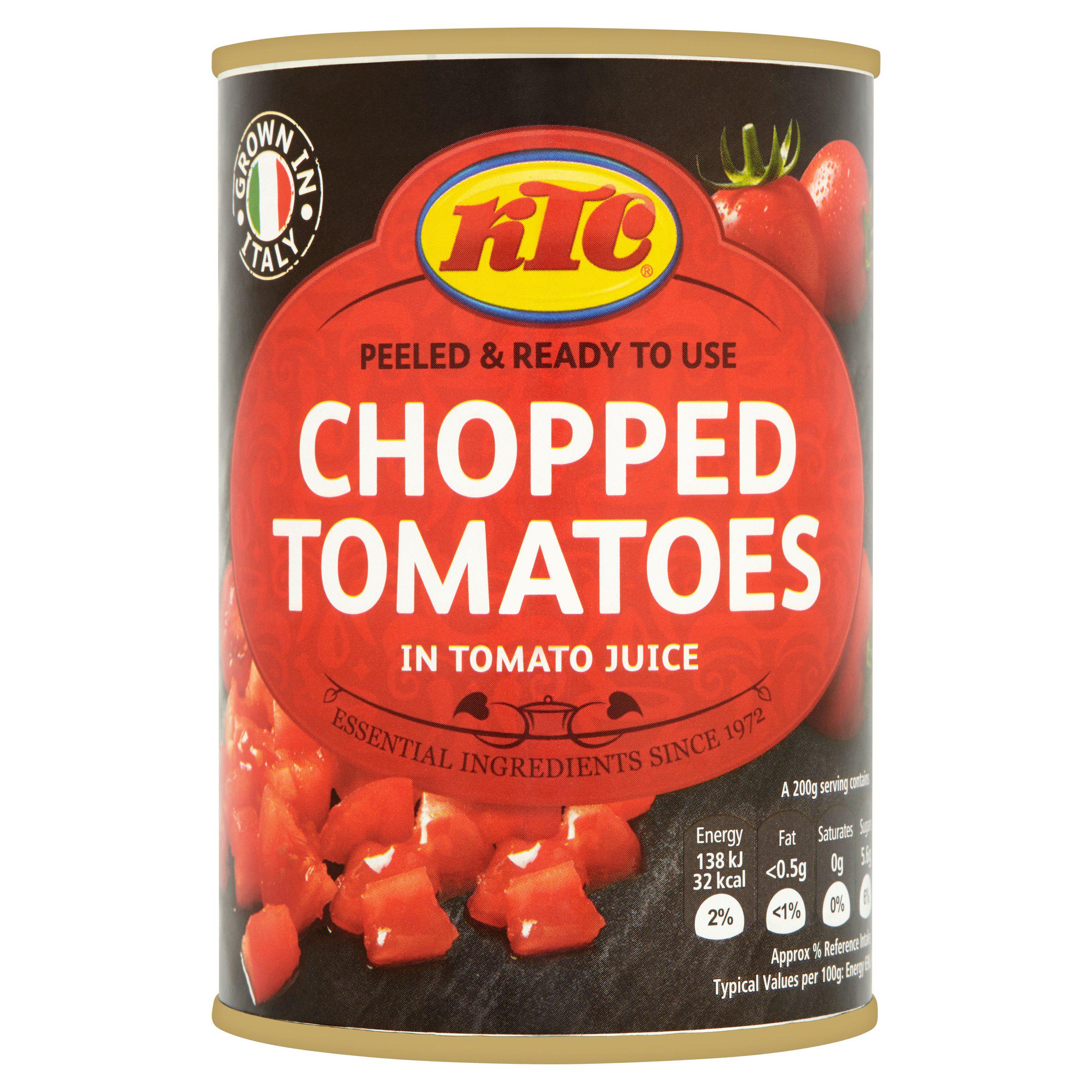 KTC Chopped Tomatoes 400g (Brand May Vary)