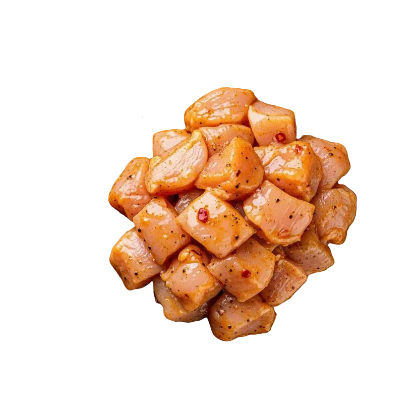 Halal Fresh Marinated Chicken Breast Cubes