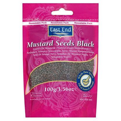 Whole Black Mustard Seeds 100g (Brand May Vary)