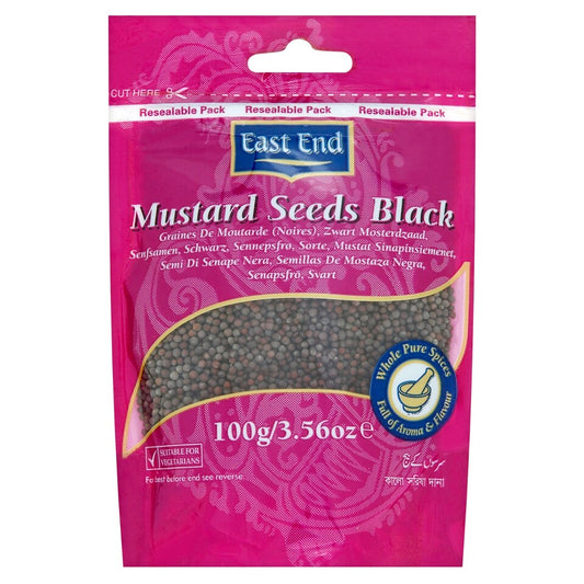 Whole Black Mustard Seeds 100g (Brand May Vary)