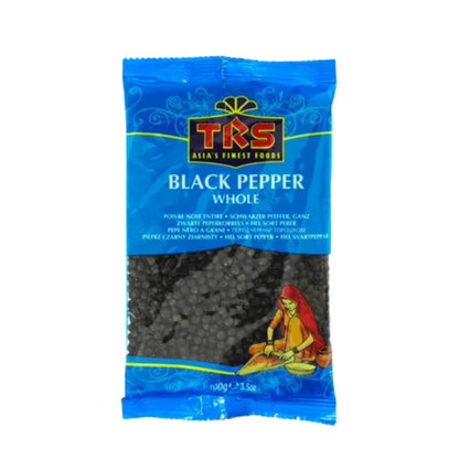 Whole Black Pepper 100g (Brand May Vary)