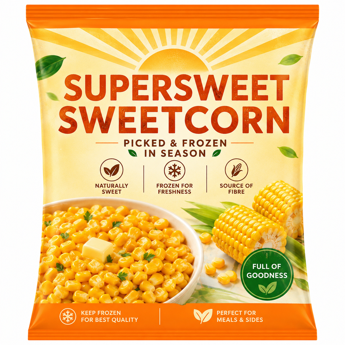 Sweetcorn 1kg (Brand May Vary)