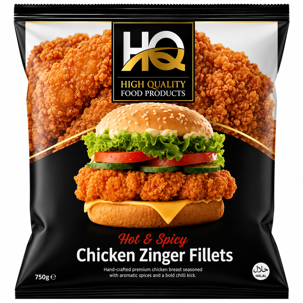 Hot & Spicy Chicken Zinger Fillets 750g (Brand May Vary)