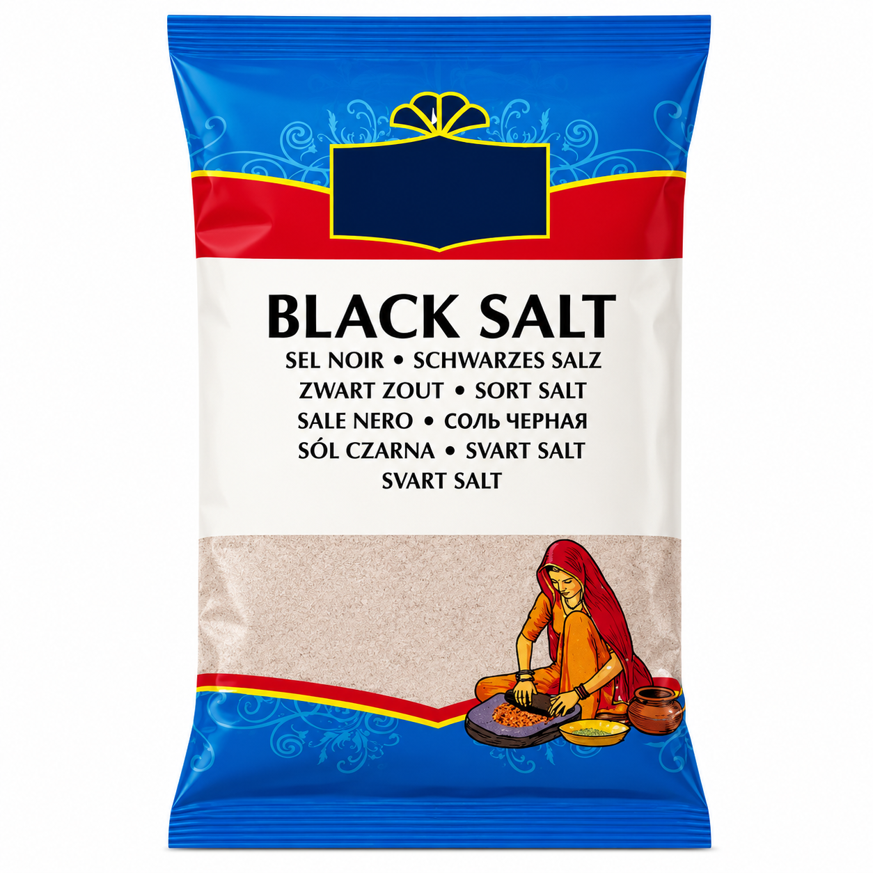 Fine Black Salt (Kala Nimak) 100g (Brand May Vary)