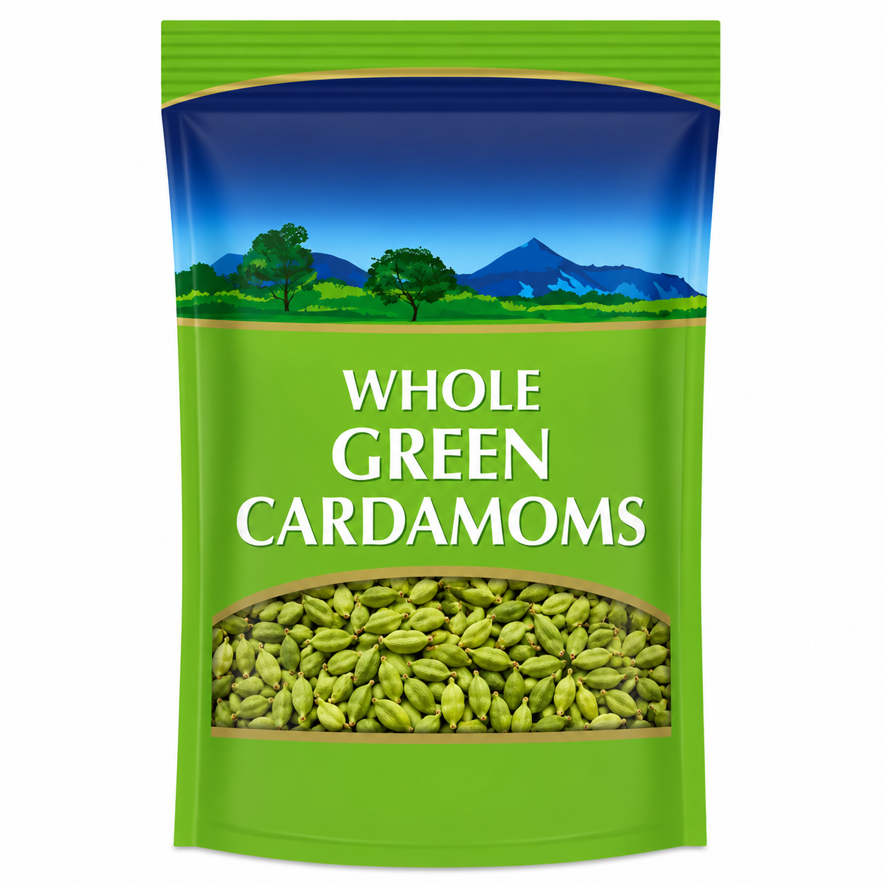 Whole Green Cardamoms 50g (Brand May Vary)