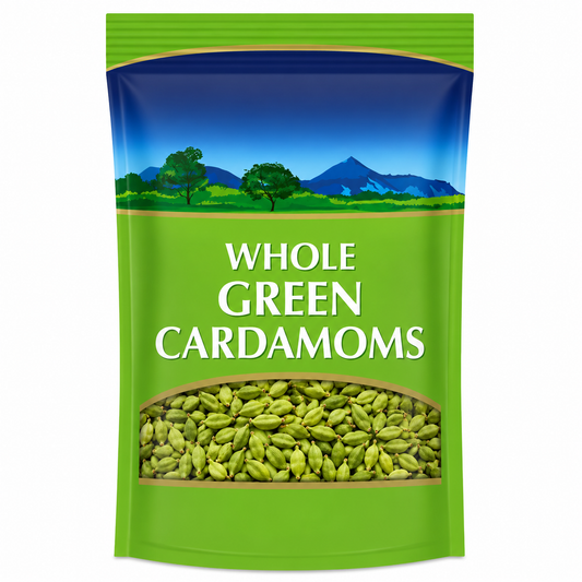 Whole Green Cardamoms 50g (Brand May Vary)