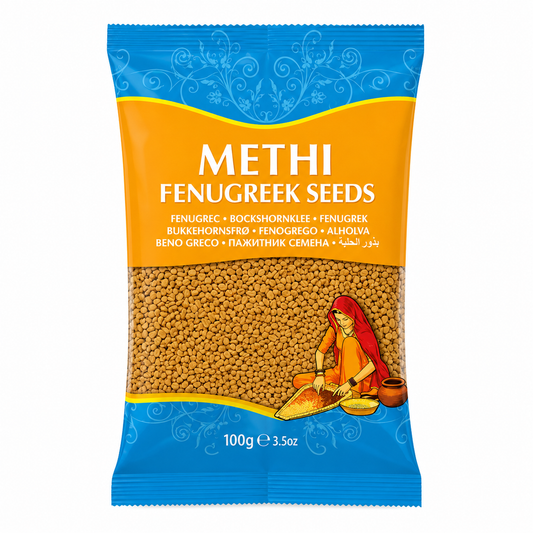 Whole Fenugreek Seeds (Methi) 100g (Brand May Vary)