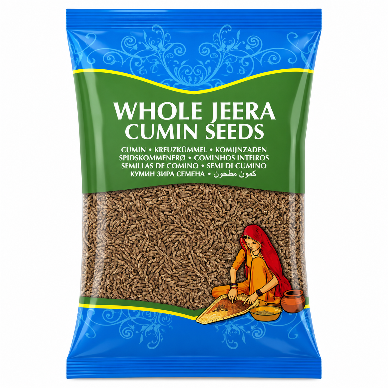 Whole Cumin Seeds (Jeera) 50g (Brand May Vary)