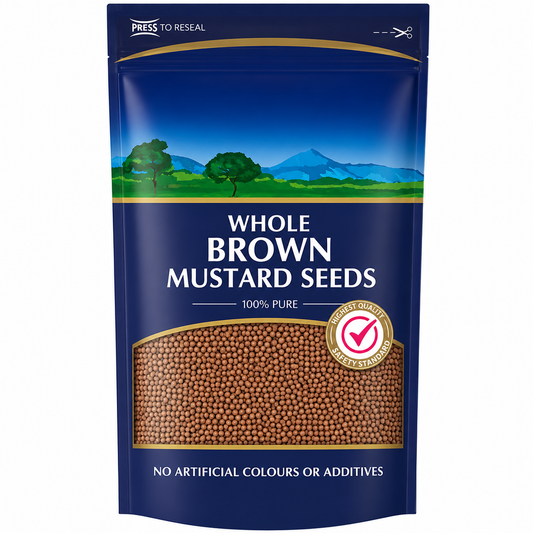 Whole Brown Mustard Seeds 100g (Brand May Vary)