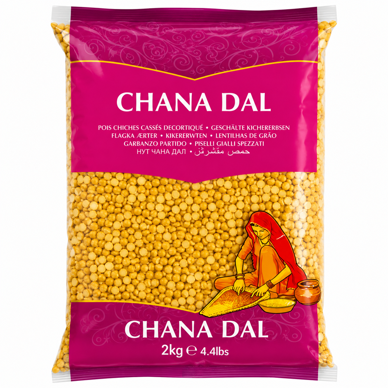 Chana Dal Split 2kg (Brand May Vary)