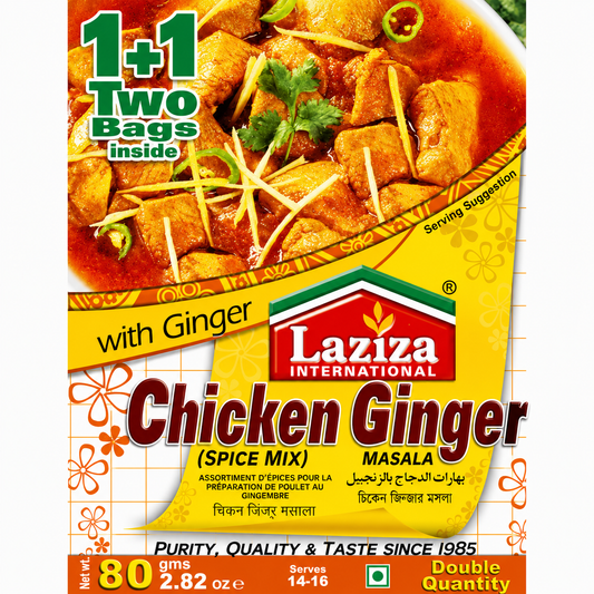 Laziza Chicken Ginger Masala 80g
