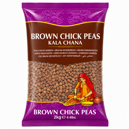 Brown Chick Peas (Kala Chana) 2kg (Brand May Vary)