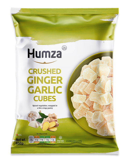 Frozen Crushed Ginger & Garlic Cubes 400g (Brand May Vary)