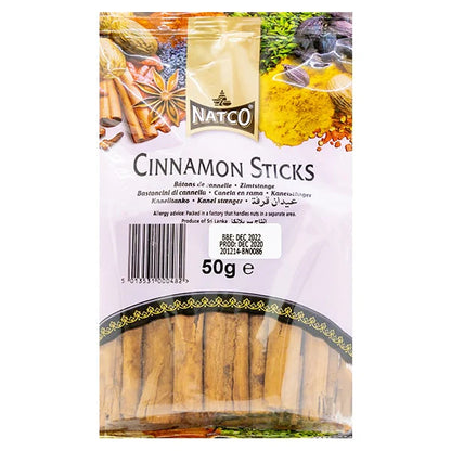 Whole Cinnamon Sticks 50g (Brand May Vary)