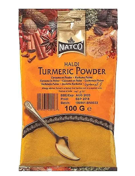 Ground Turmeric (Haldi) 100g (Brand May Vary)