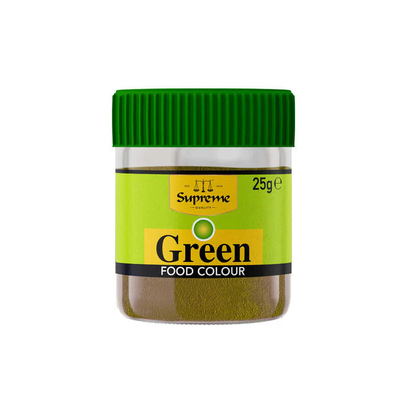 Green Food Colouring - Powder 25g (Brand May Vary)