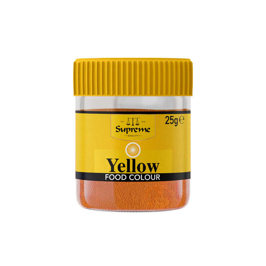 Yellow Food Colouring - Powder 25g (Brand May Vary)