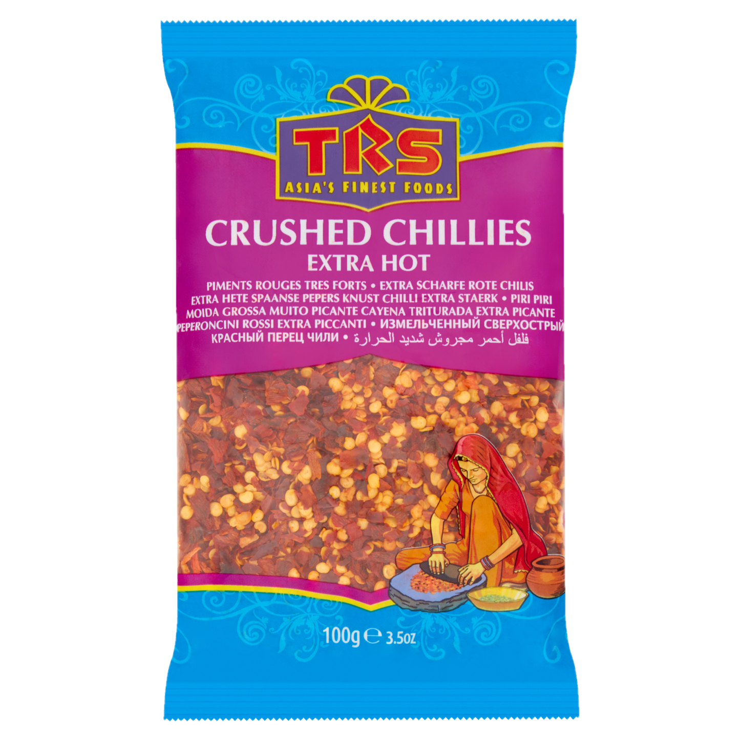 Crushed Red Chillies Extra Hot 100g (Brand May Vary)