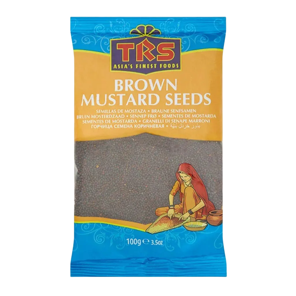 Whole Brown Mustard Seeds 100g (Brand May Vary)