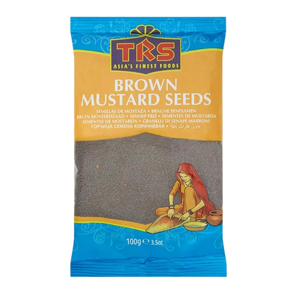 Whole Brown Mustard Seeds 100g (Brand May Vary)