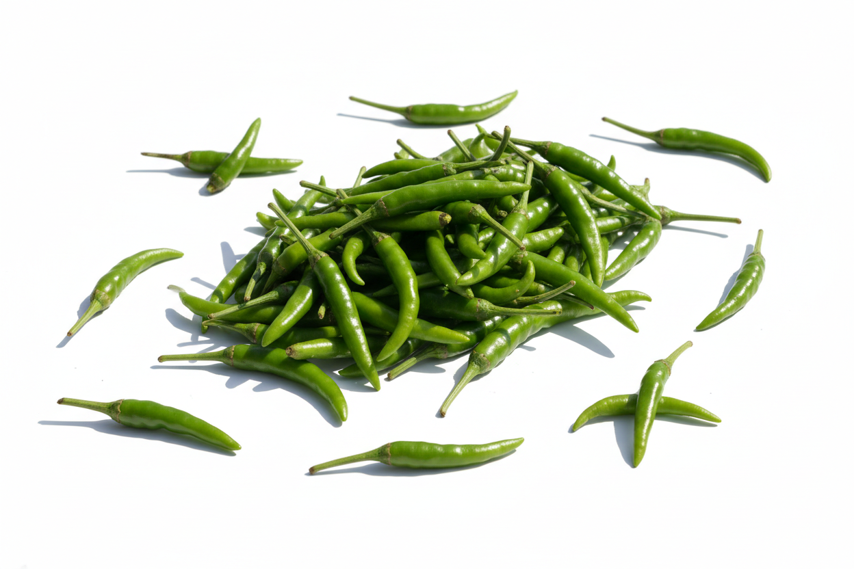 Fresh Green Chillies