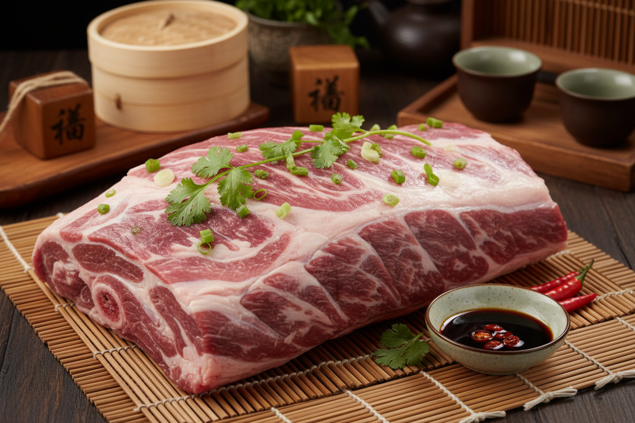 Halal Fresh Lamb Shoulder in asian 