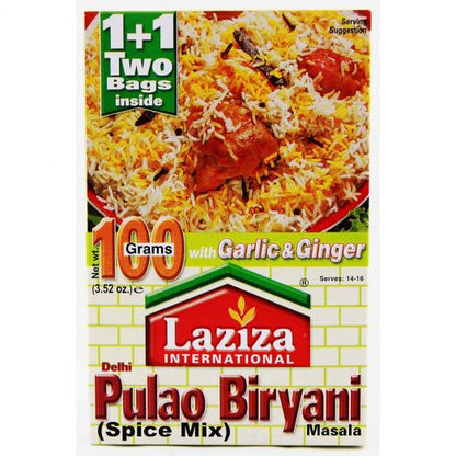 Laziza Delhi Pulao Biryani Masala 100g