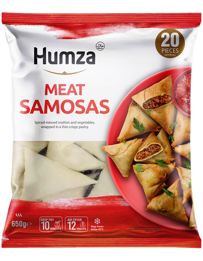 Frozen Halal Meat Samosas Pieces x20 (Brand May Vary)