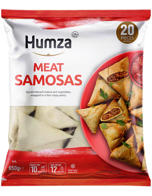 Frozen Halal Meat Samosas Pieces x20 (Brand May Vary)
